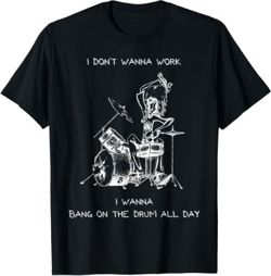 Black Todd Rundgren Bang on the Drum T-shirt