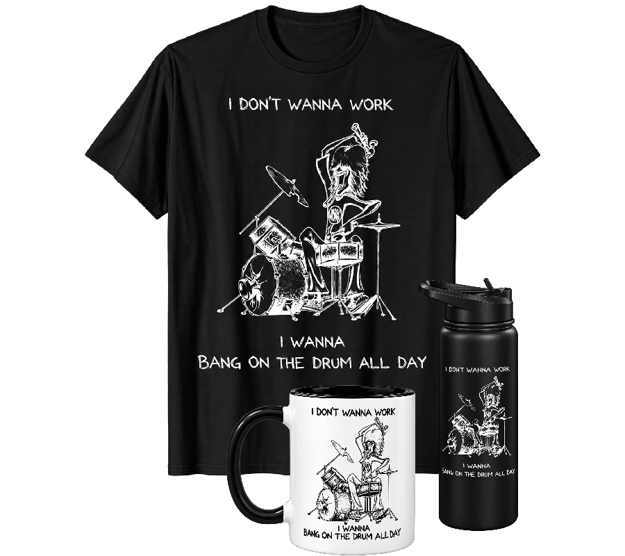 Black Bang collection: T-shirt, mug and water bottle