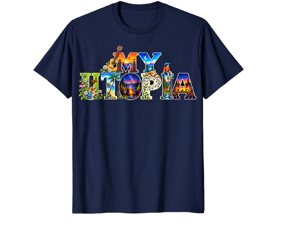 My Utopia navy T-shirt